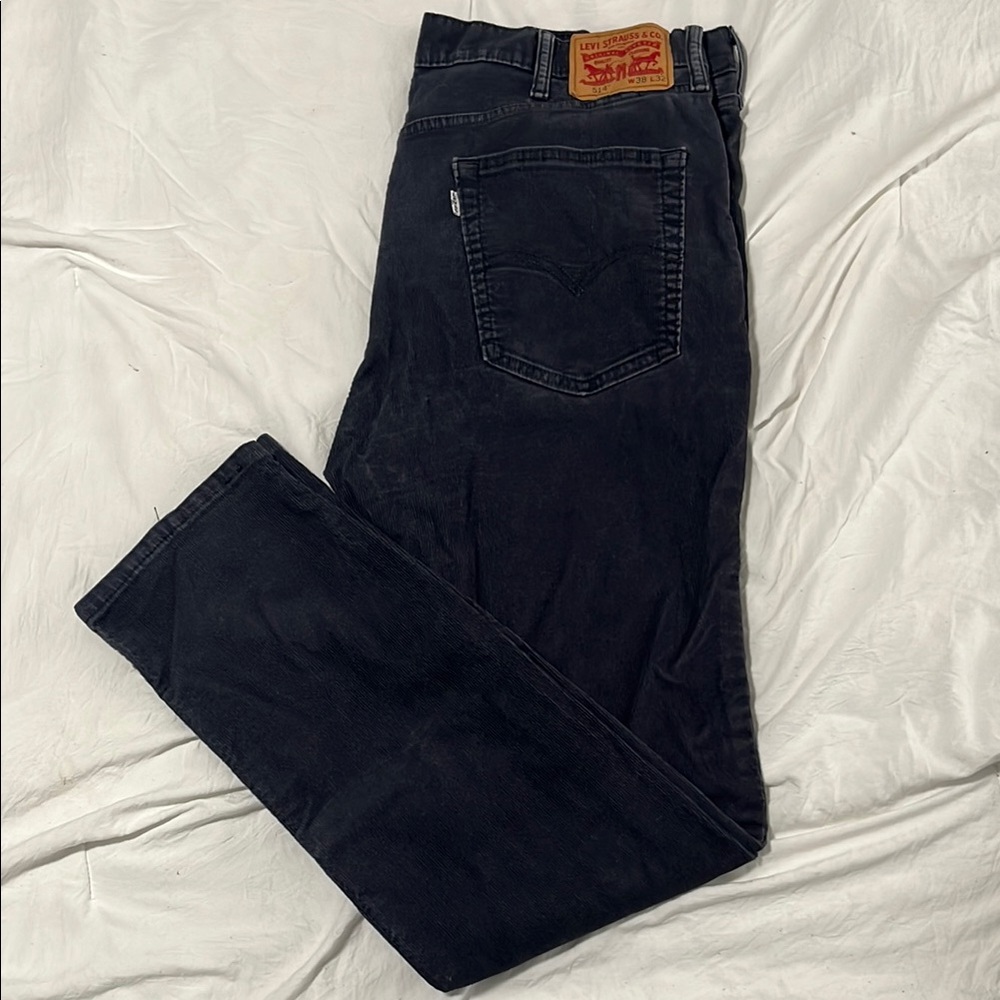 Men’s Gray Corduroy Levi Pants